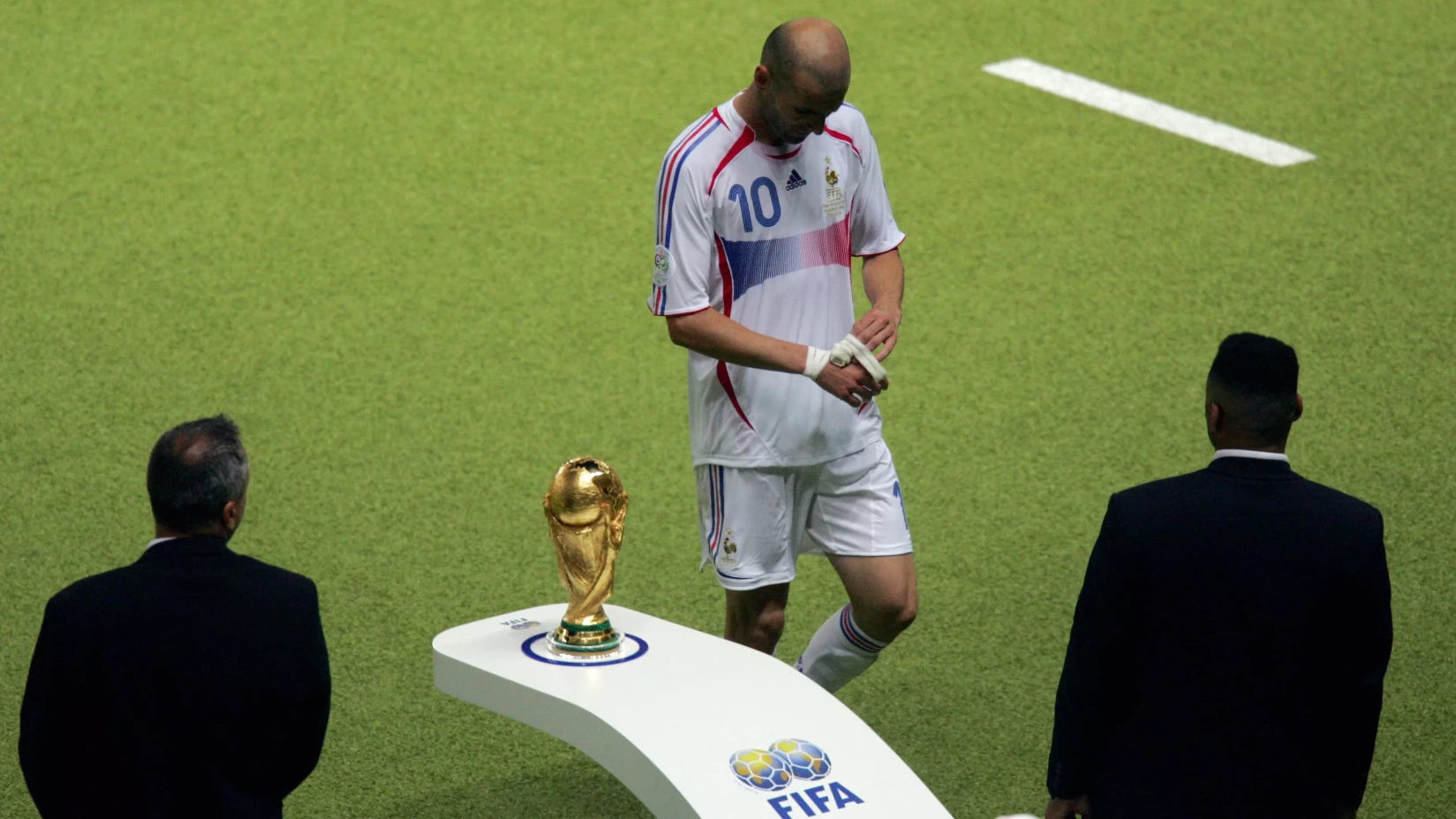 Zinedine Zidane en la final de Alemania 2006
